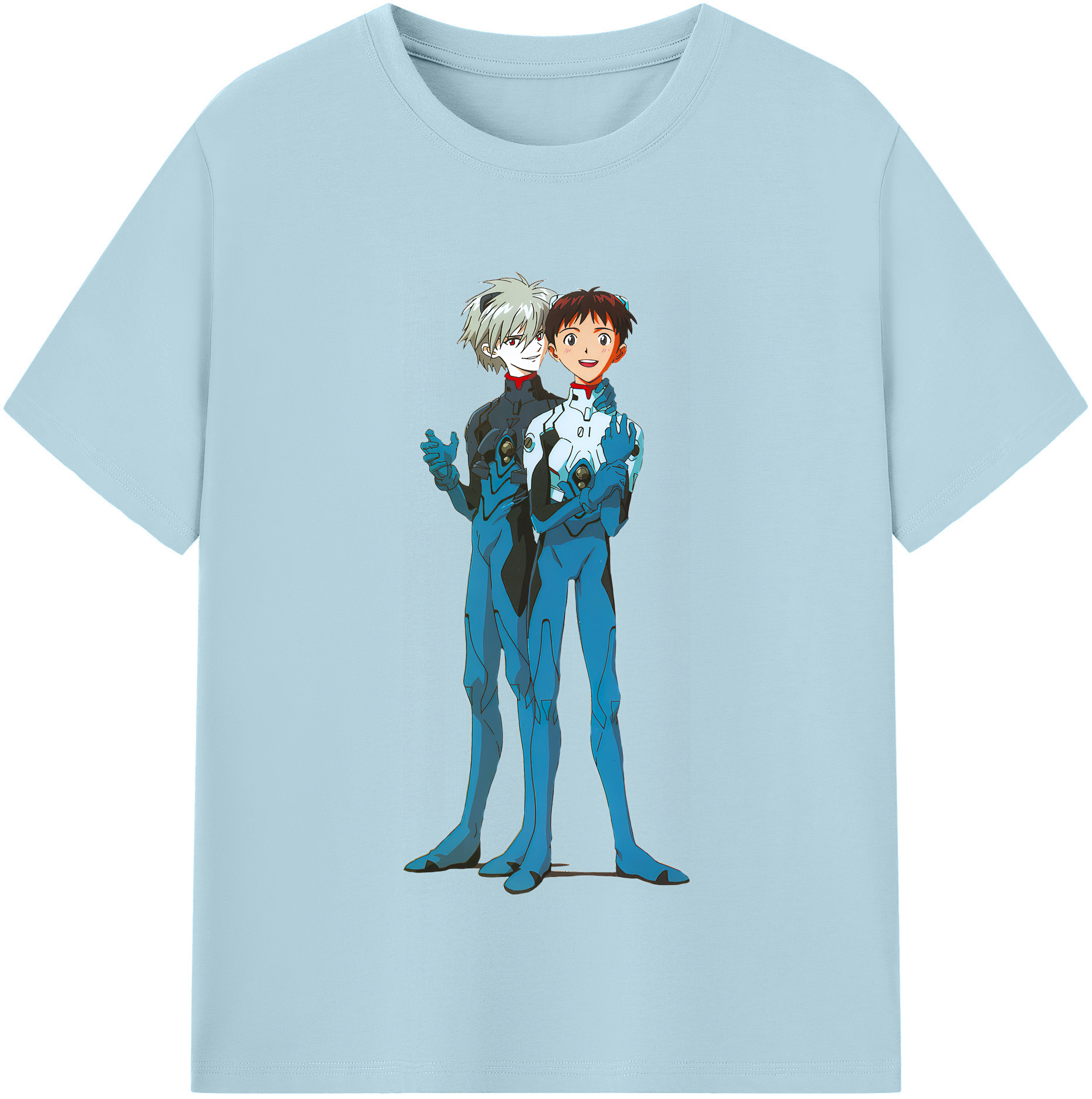 （画像用） EVA 新世紀エヴァンゲリオン 綿100％半袖Tシャツ（フロントプリント）